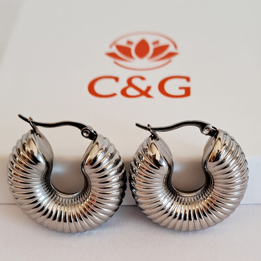 Orecchini a cerchio Melissa