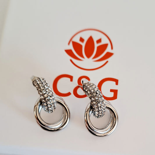 Orecchini con zirconi Lulu