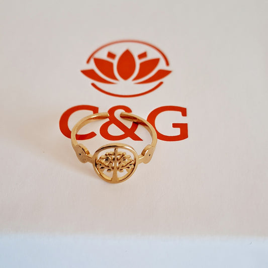 Anello regolabile albero della vita