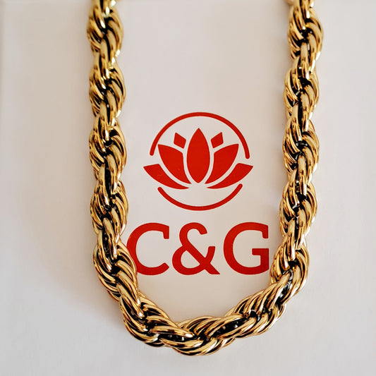 Collana a catena intrecciata Lucky Unisex