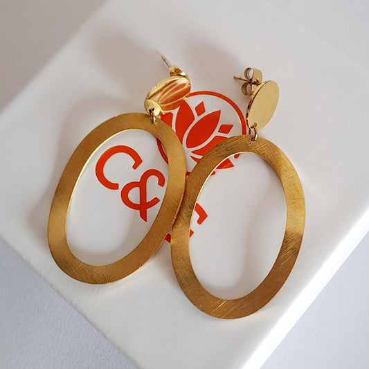 Orecchini grandi ovali