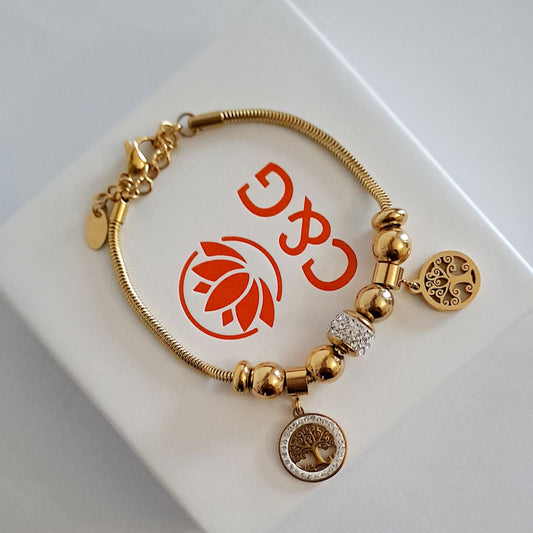 Bracciale Albero della vita con charms