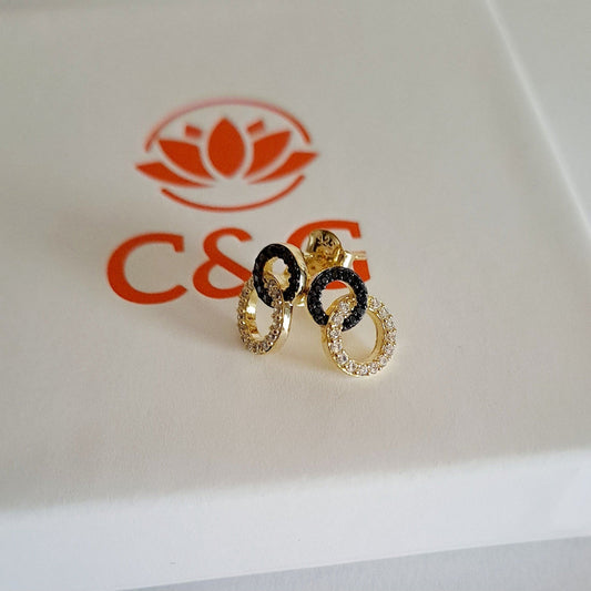 Orecchini Augurio in argento sterling 925