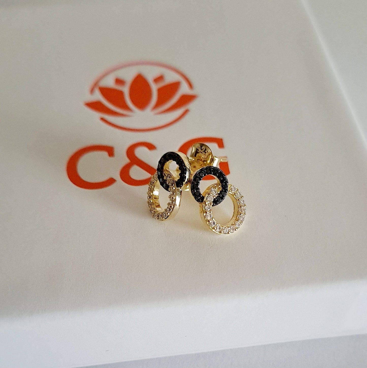 Orecchini Augurio in argento sterling 925