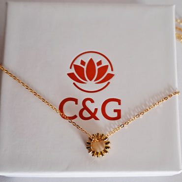 Collana C&G con ciondolo a Corona in argento sterling