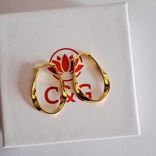 Orecchini C&G Tess in argento sterling 925