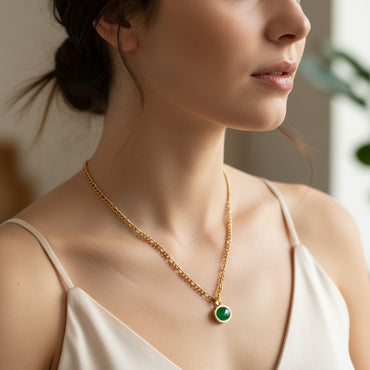 Collana Agata con ciondolo