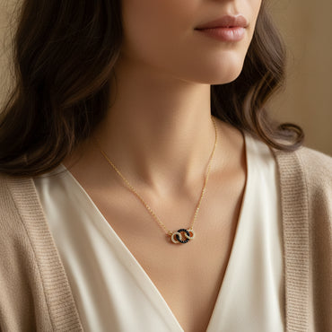 Collana Augurio in argento sterling 925