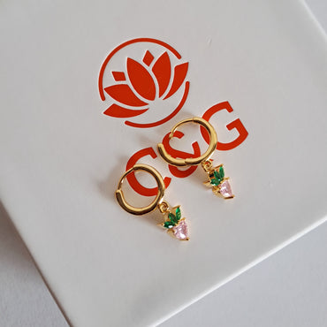 Orecchini a cerchio Heart C&G