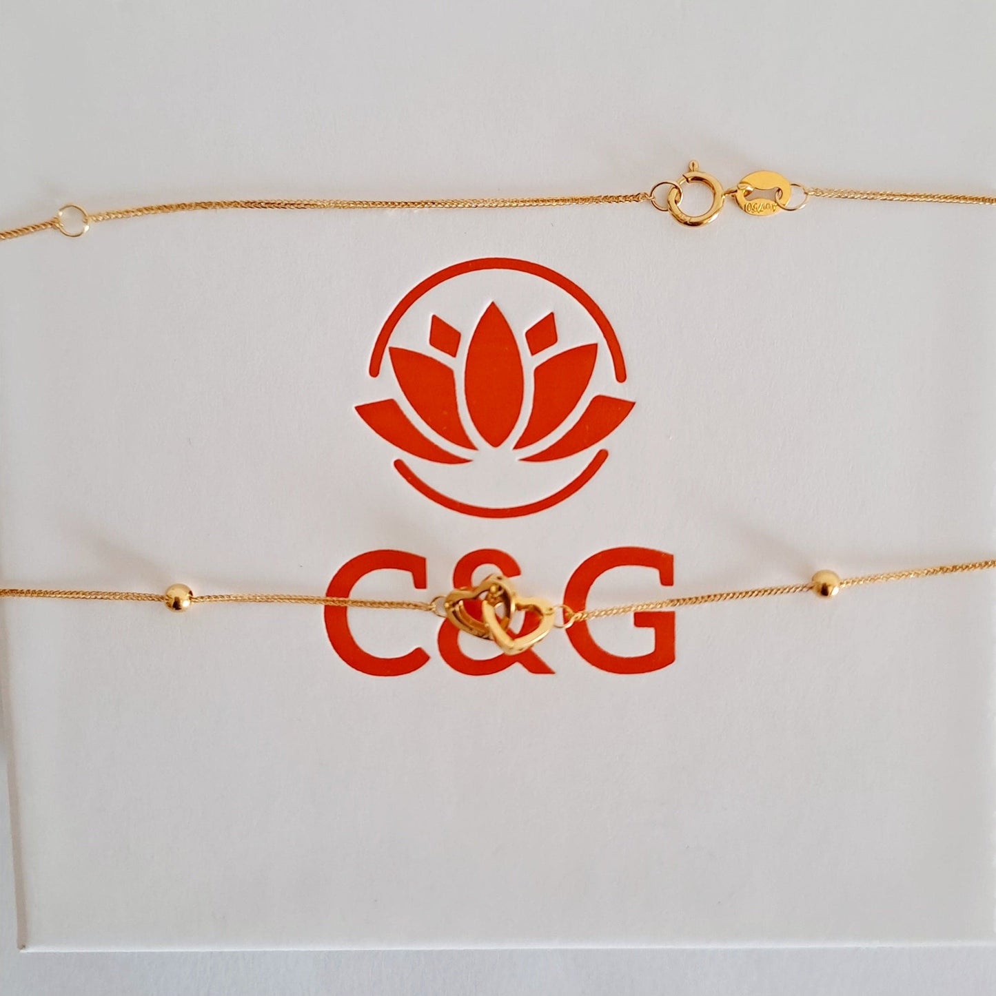 Collana oro - raffinata con ciondolo