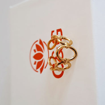 Anello ovale regolabile