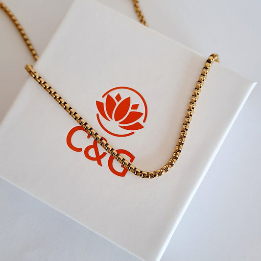 Collana Essential unisex con perline in acciaio inossidabile