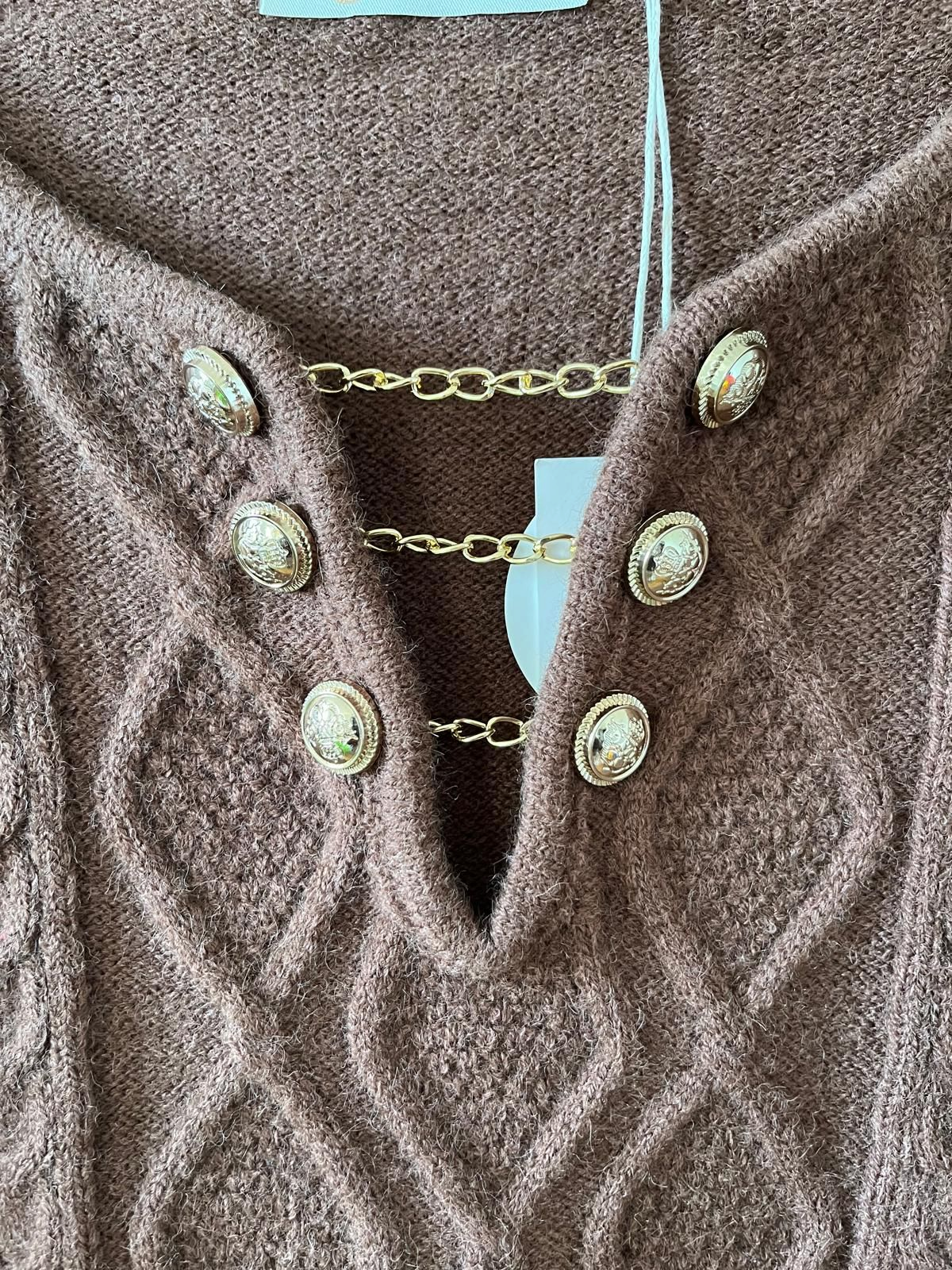 Maglia oversize con bottoni