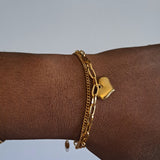 Bracciale con pendente a forma di cuore - C&G di Caprice Toungui 