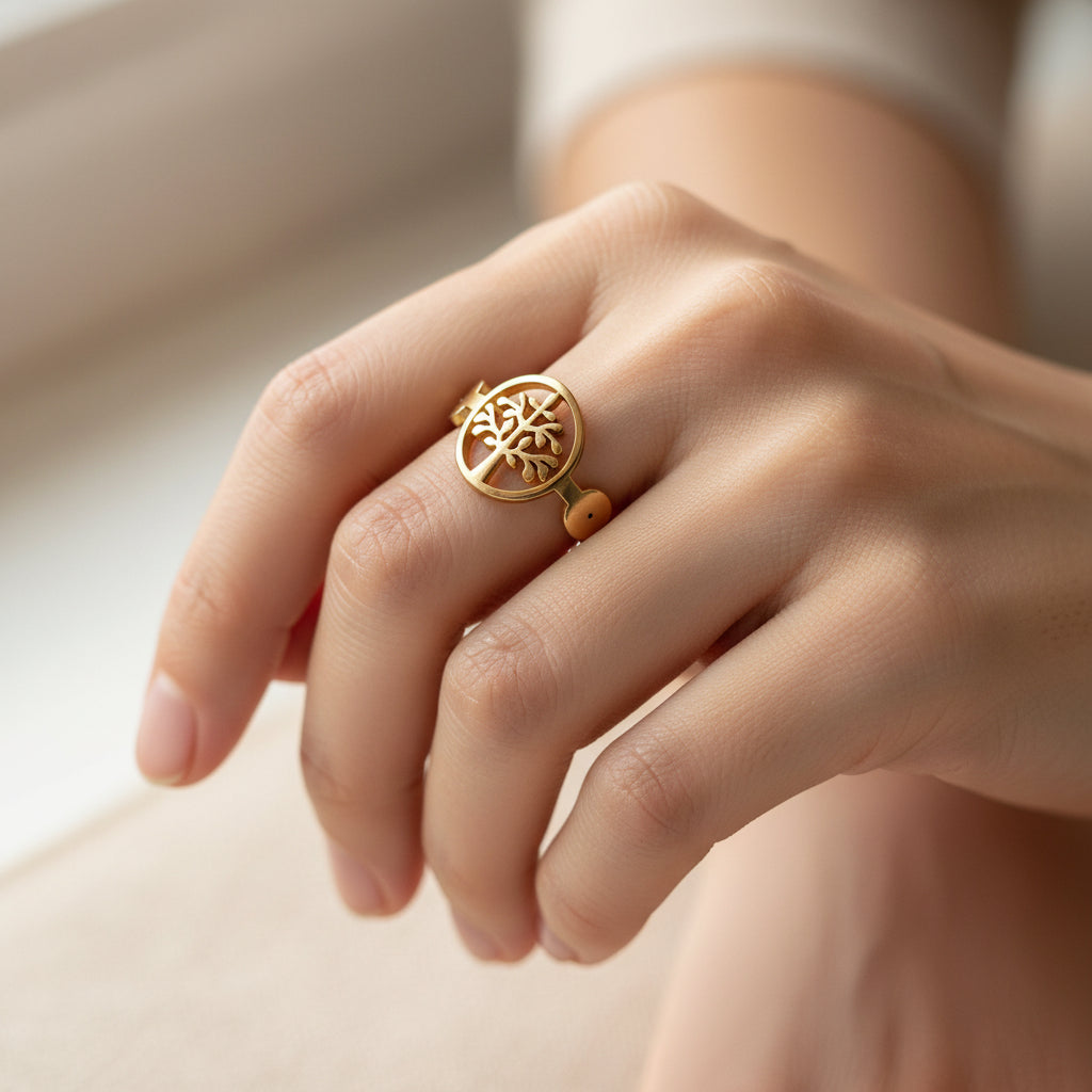 Anello regolabile albero della vita