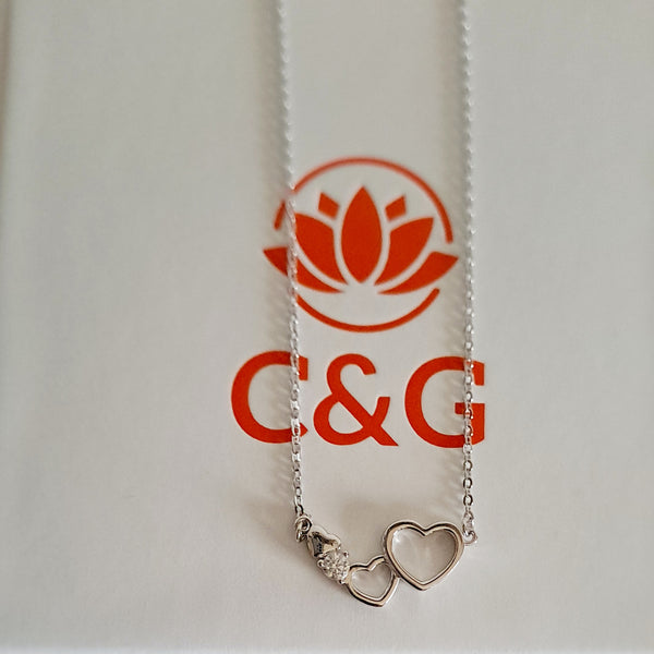 Collana Twin in argento sterling 925