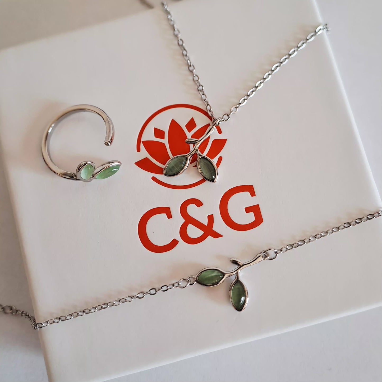 Set Prestige braccialetto collana anello