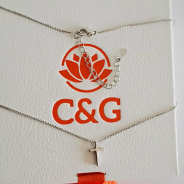 Collana con pendente a croce uomo donna