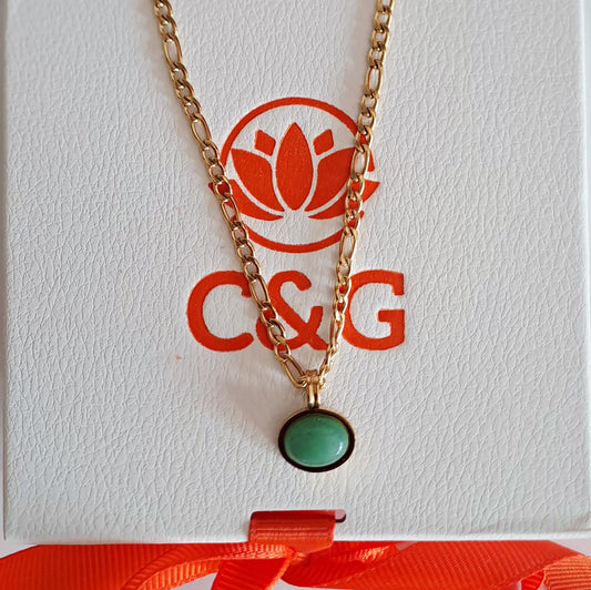 Collana Agata con ciondolo