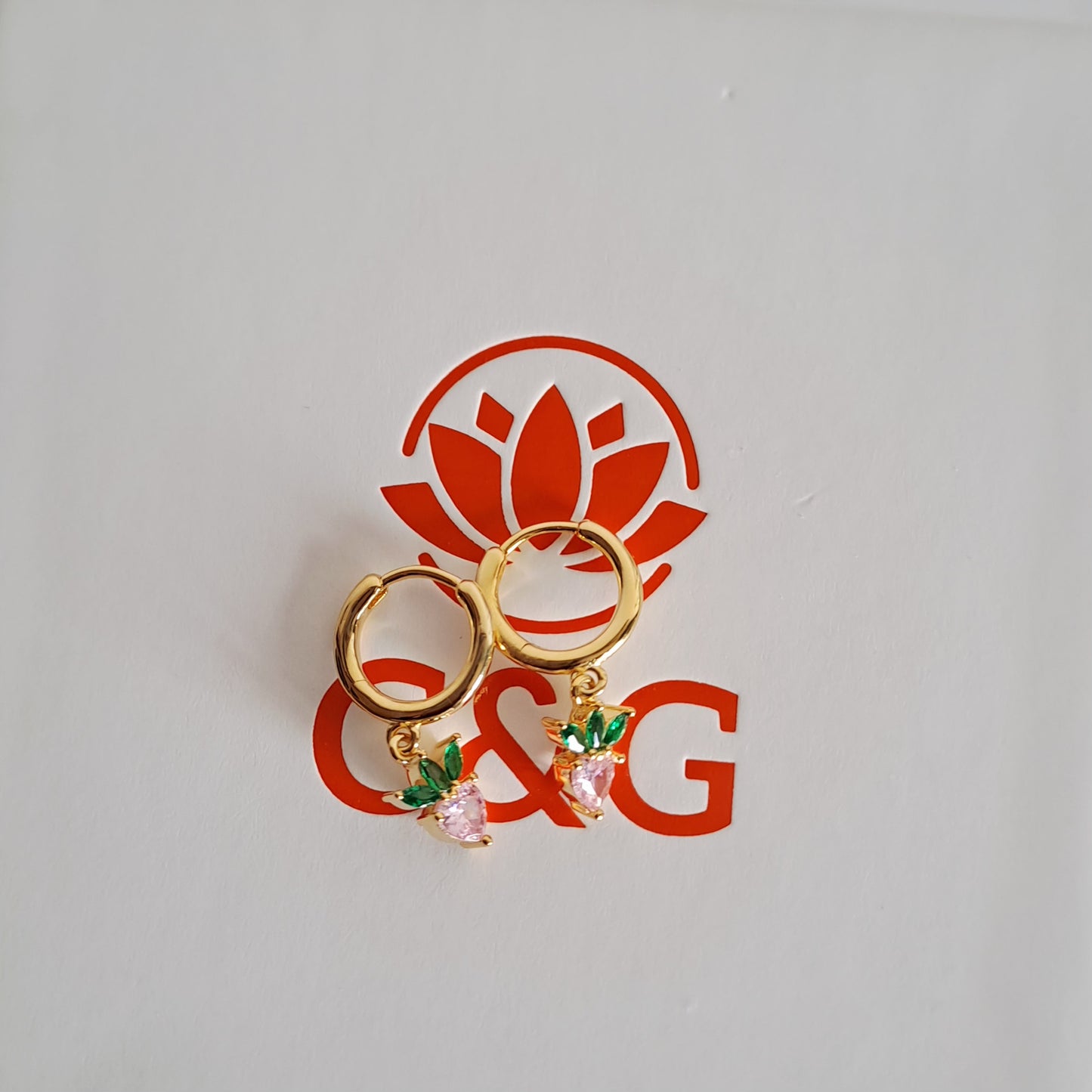Orecchini a cerchio Heart C&G