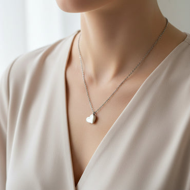 Collana GG con ciondolo a cuore