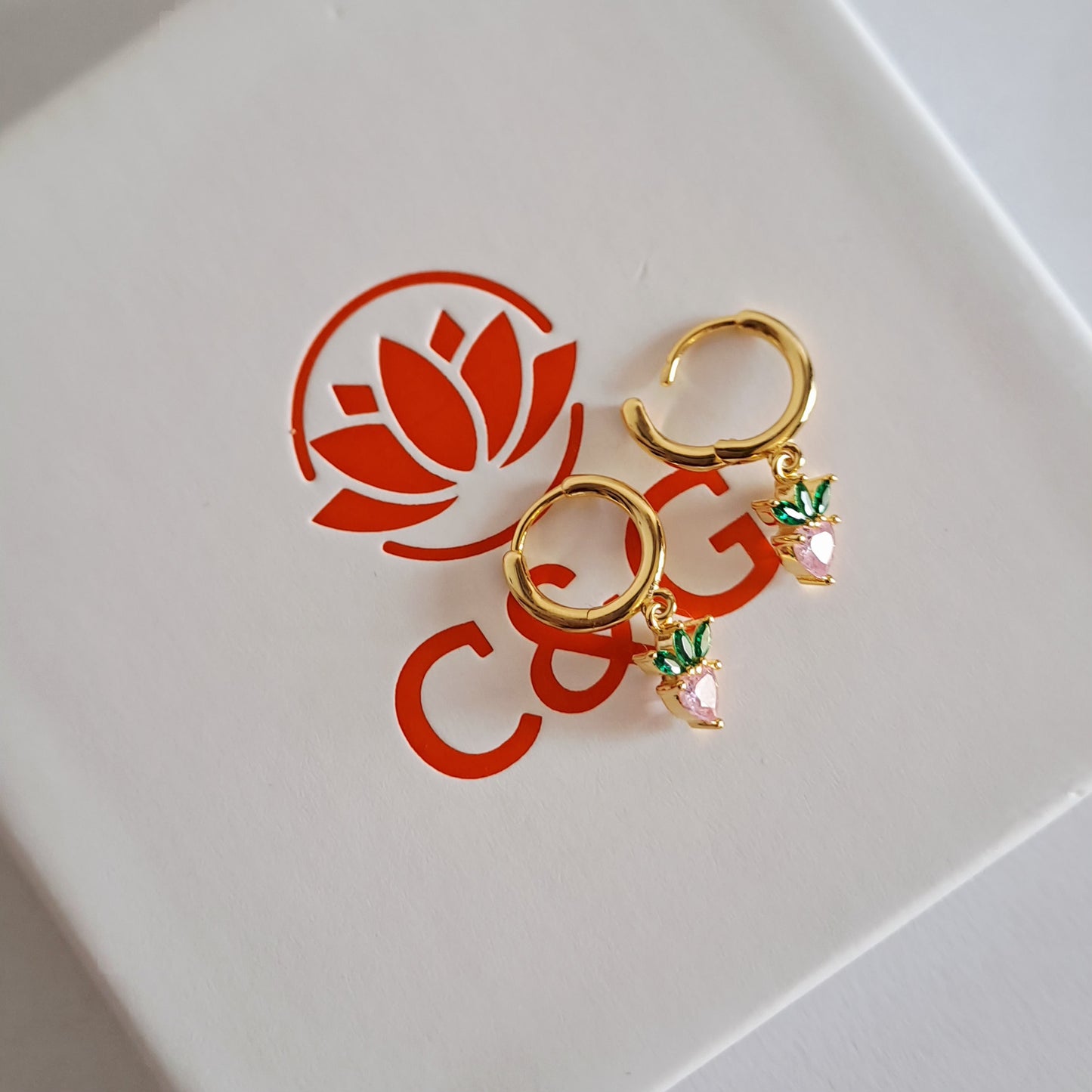 Orecchini a cerchio Heart C&G
