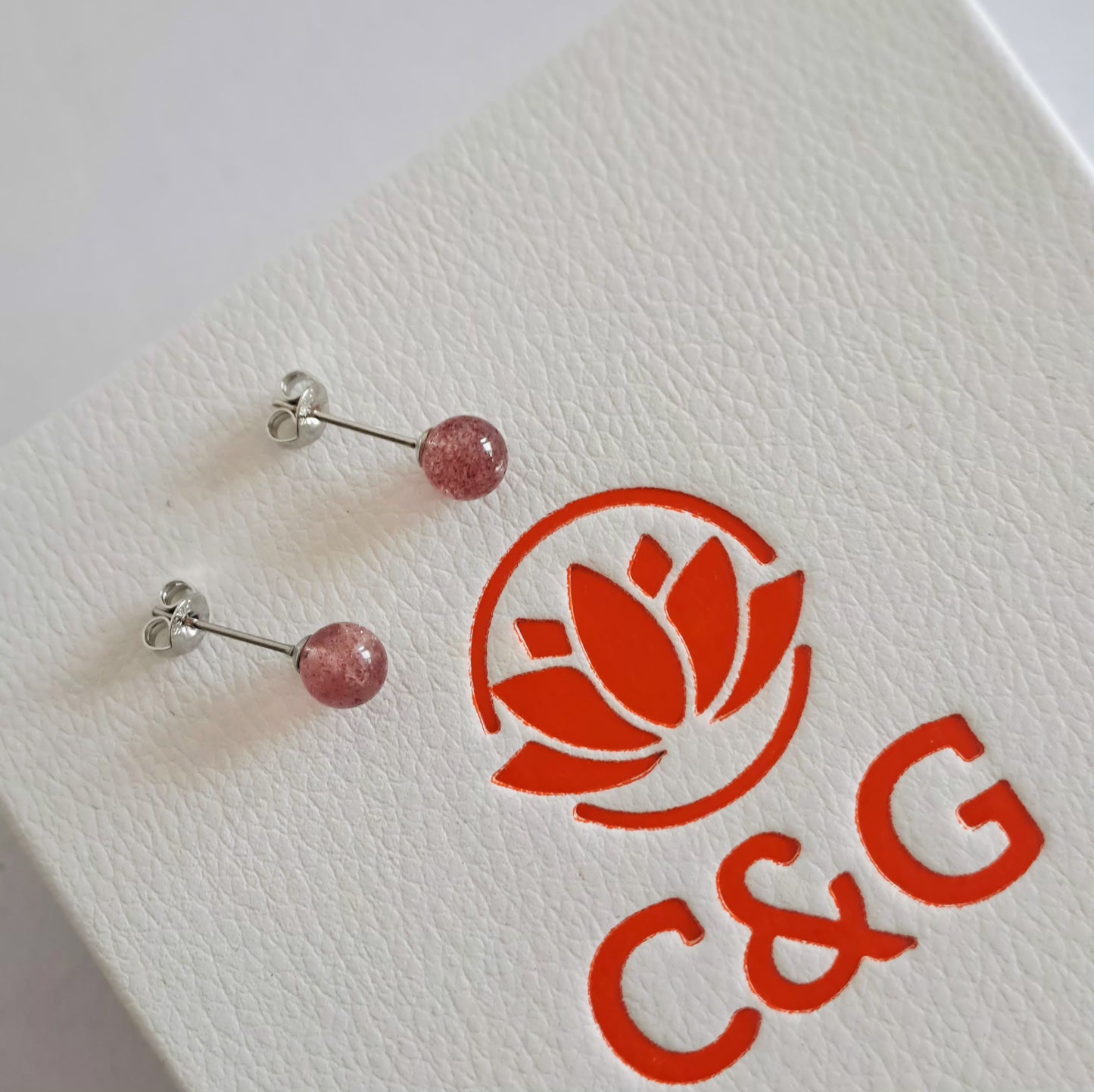 Parure Rose perline di cristallo
