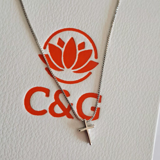 Collana con pendente a croce uomo donna